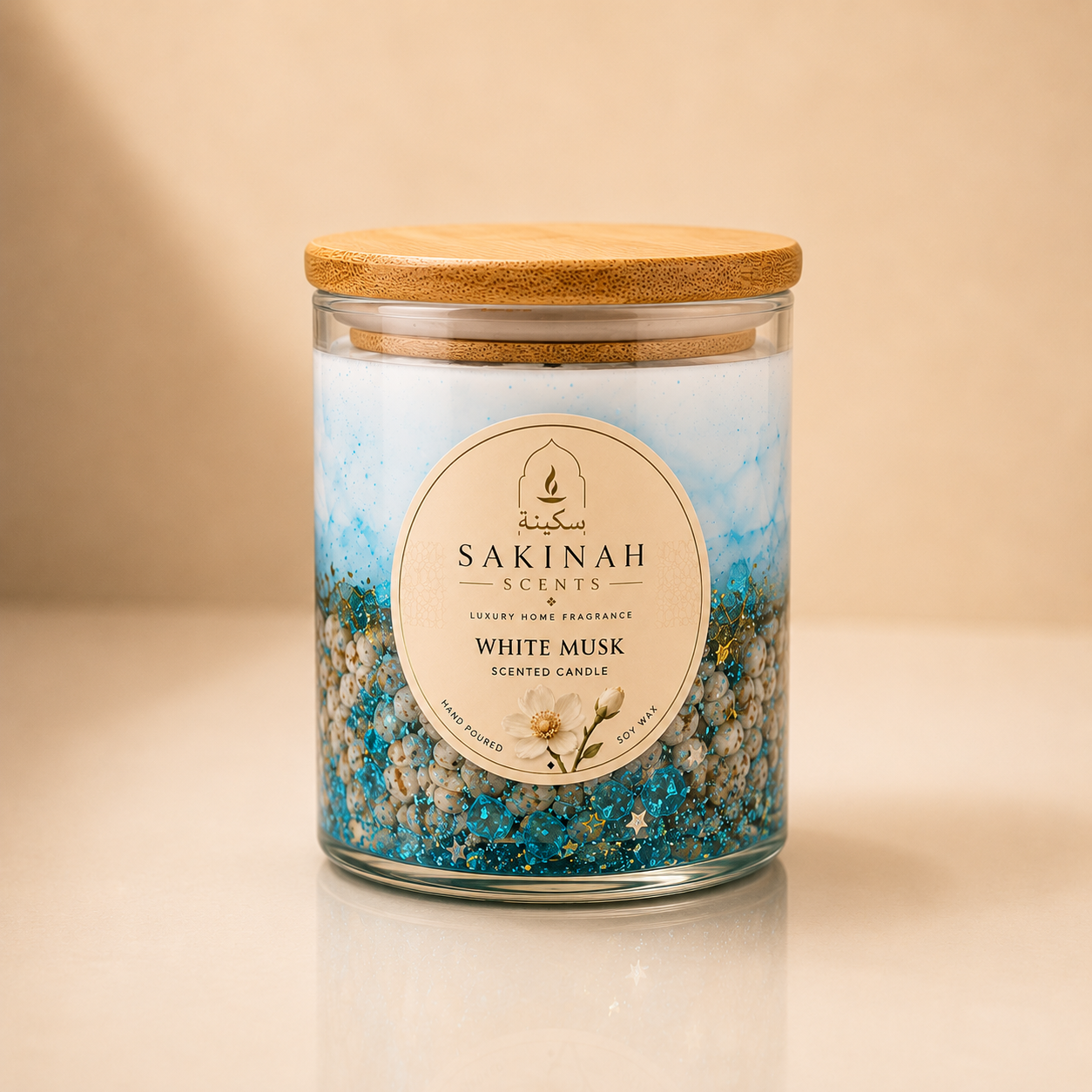 White Musk Luxury Scented Candle