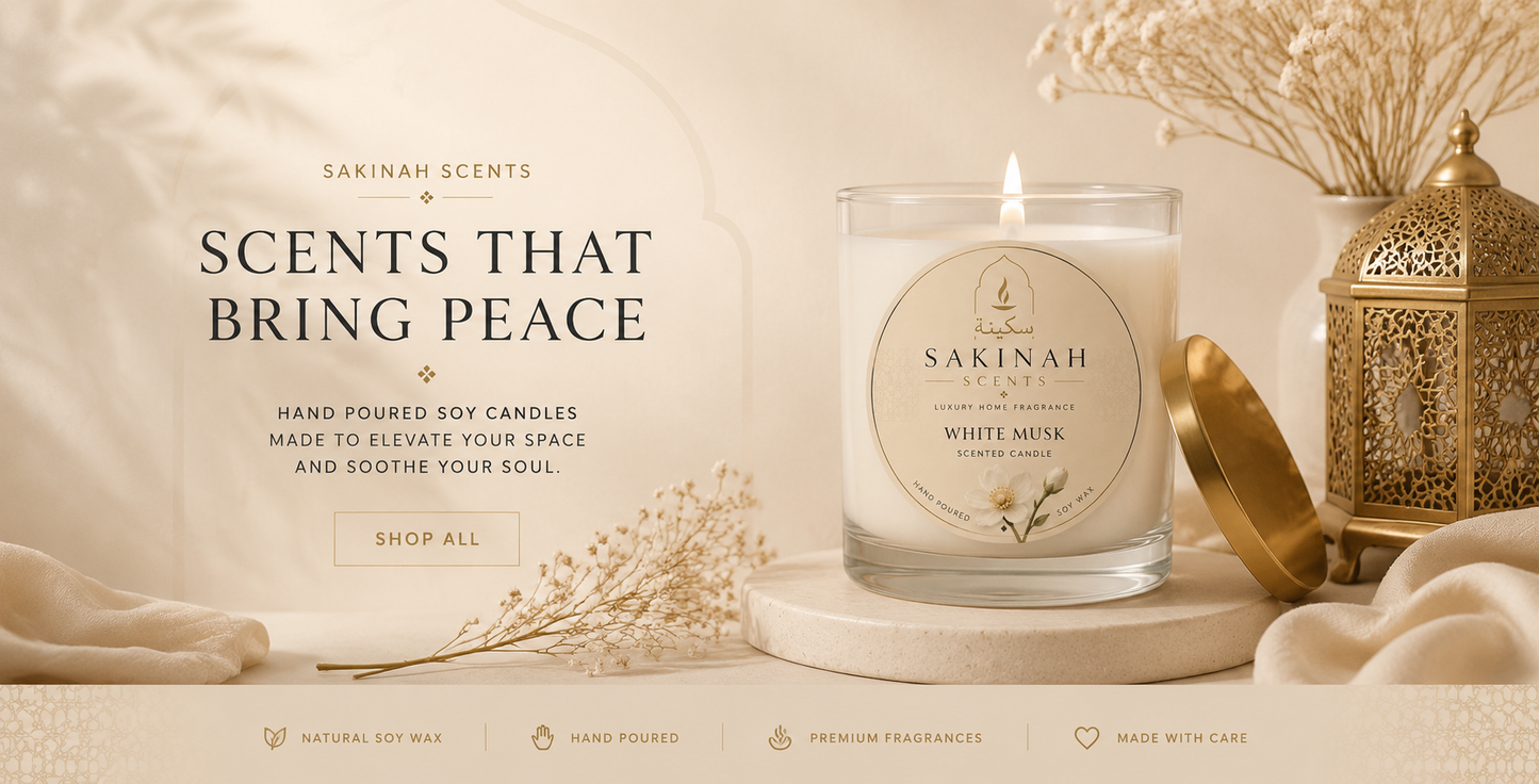 White Musk Luxury Scented Candle